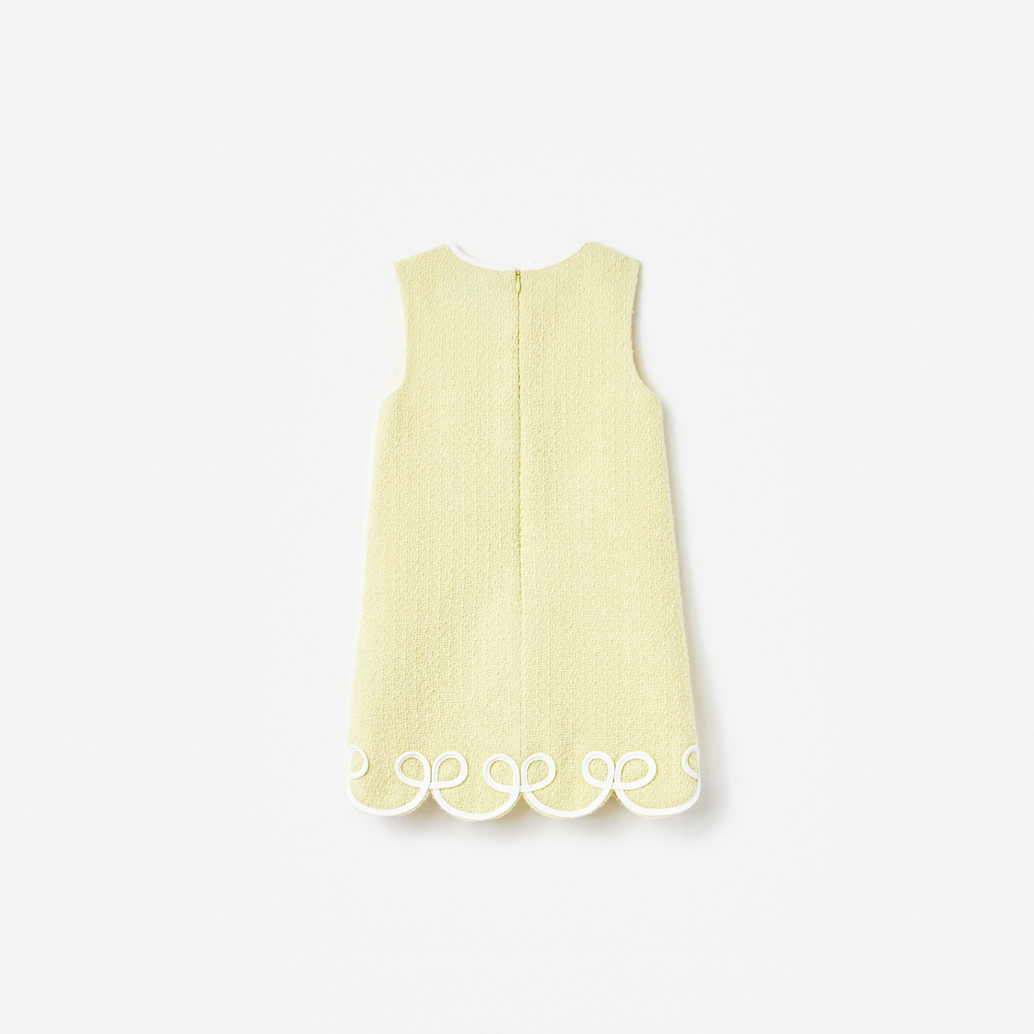 Yellow Boucle Dress