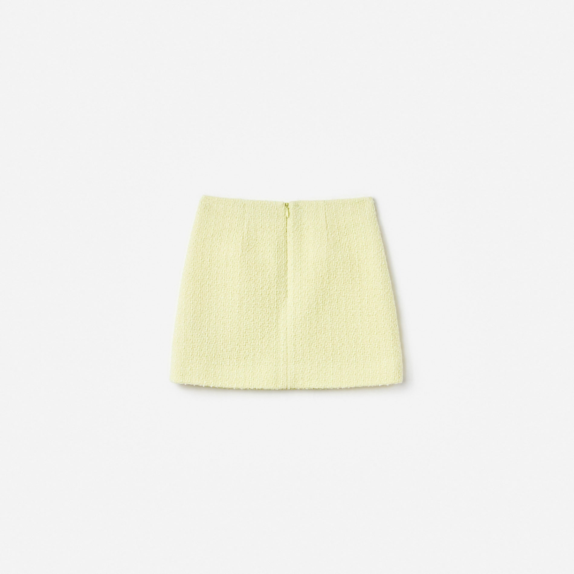 Yellow Boucle Skirt