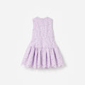 Lilac Sleeveless Lace Dress