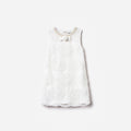 White 3D Lace Dress
