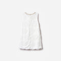 White 3D Lace Dress