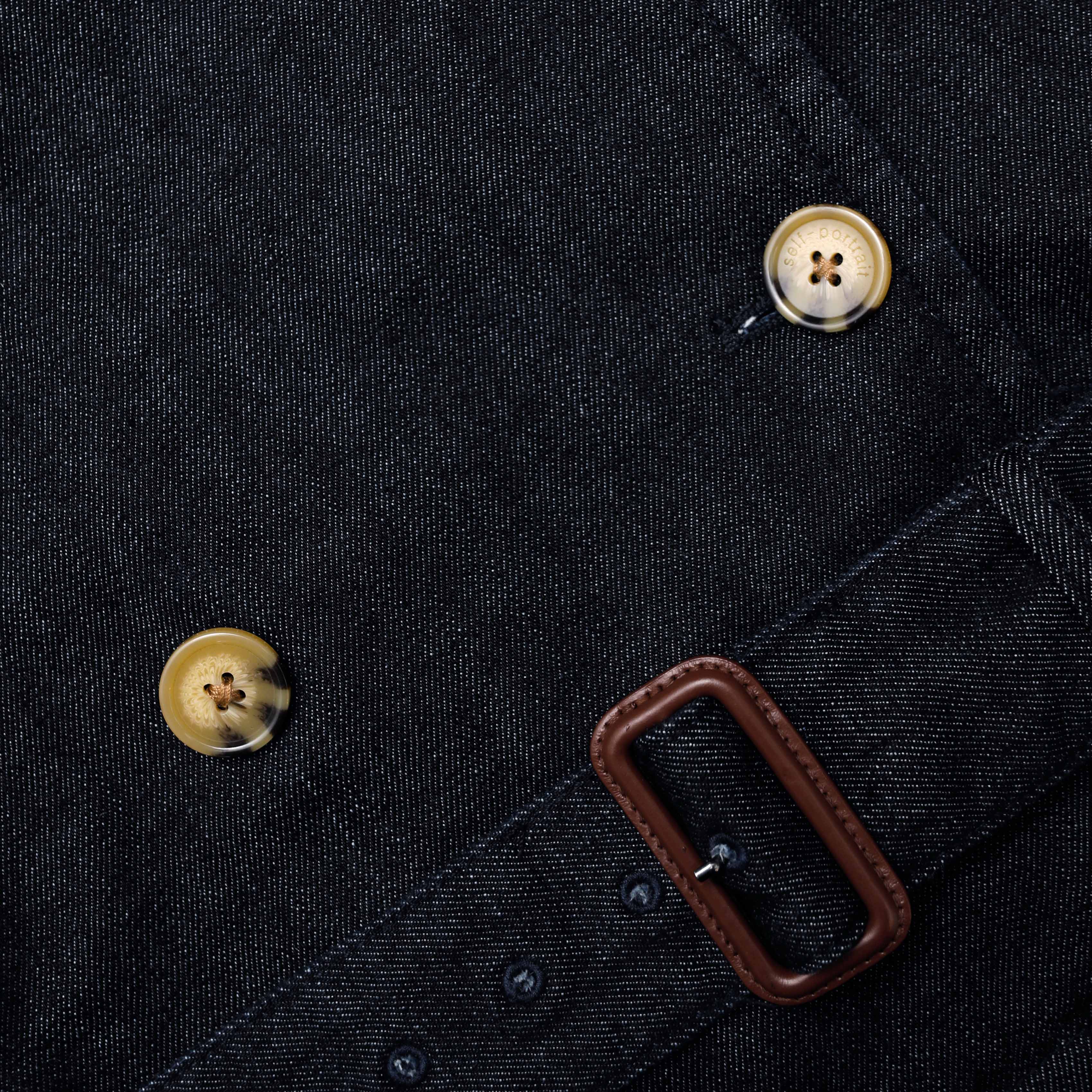 Denim Trench Jacket