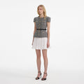 Houndstooth Mini Dress