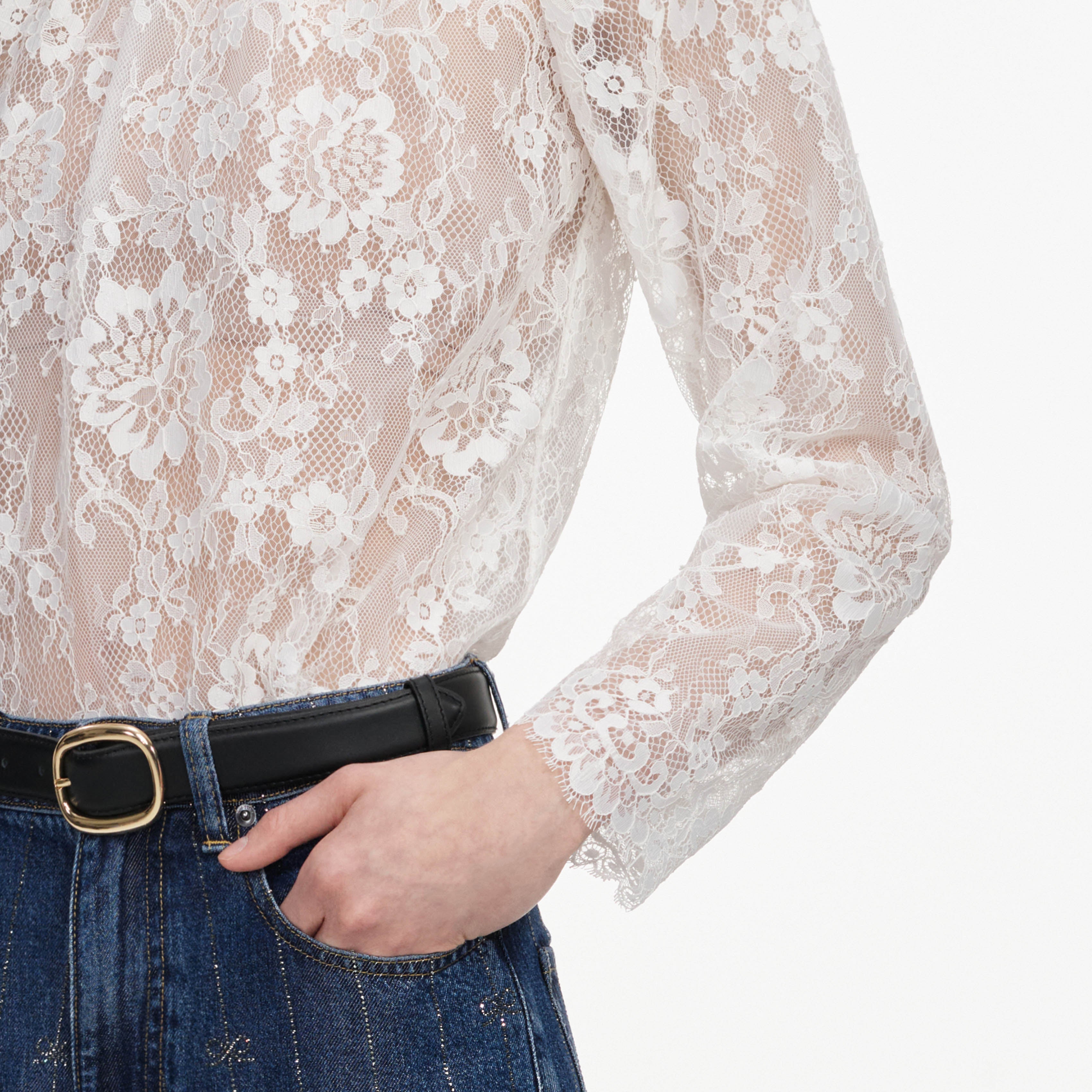 White Lace Blouse