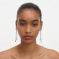 Crystal Bow Dangle Earring