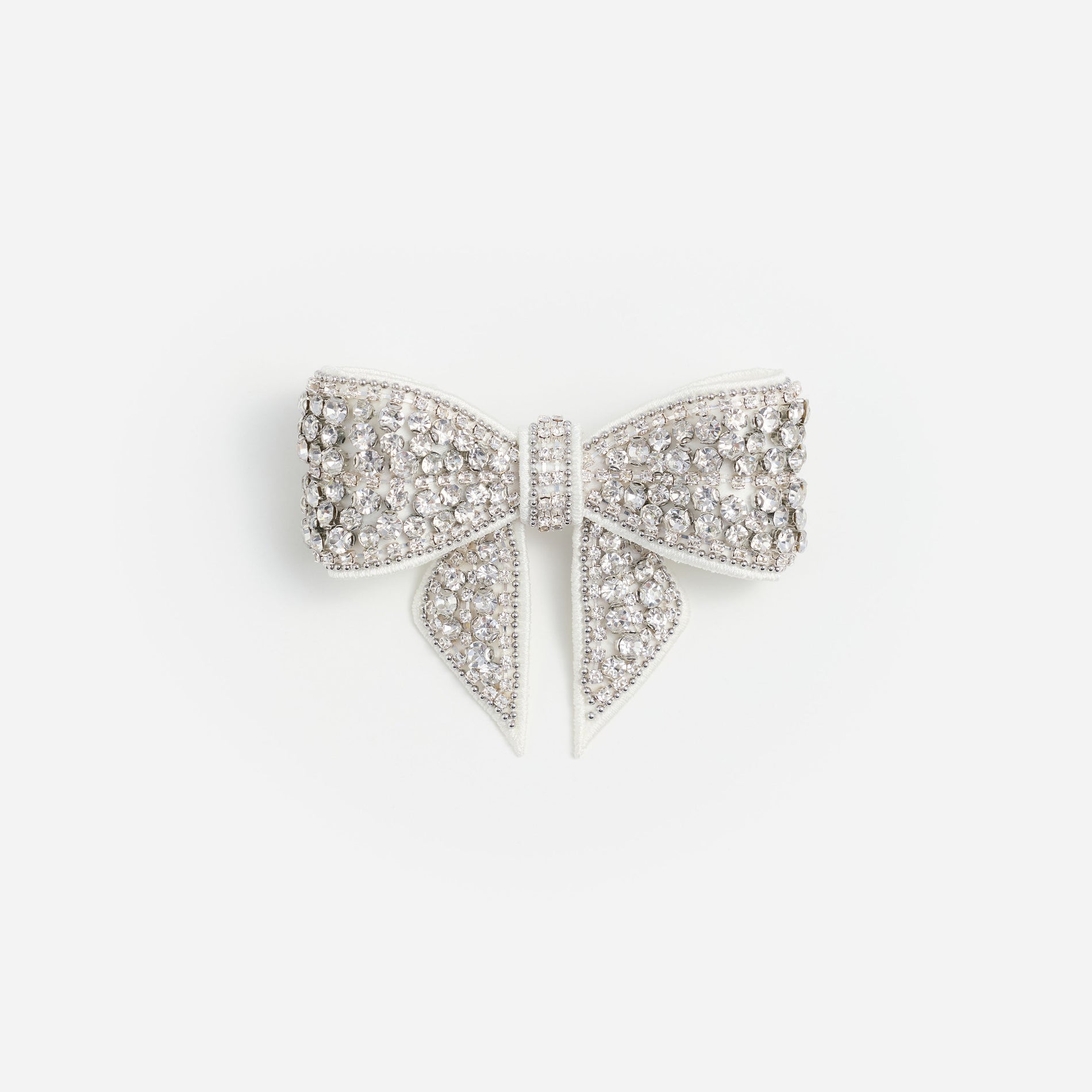 Crystal Embellished Bow Hairclip