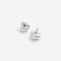 Silver Knot Earrings