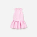Pink Taffeta Sequin Embellished Dress