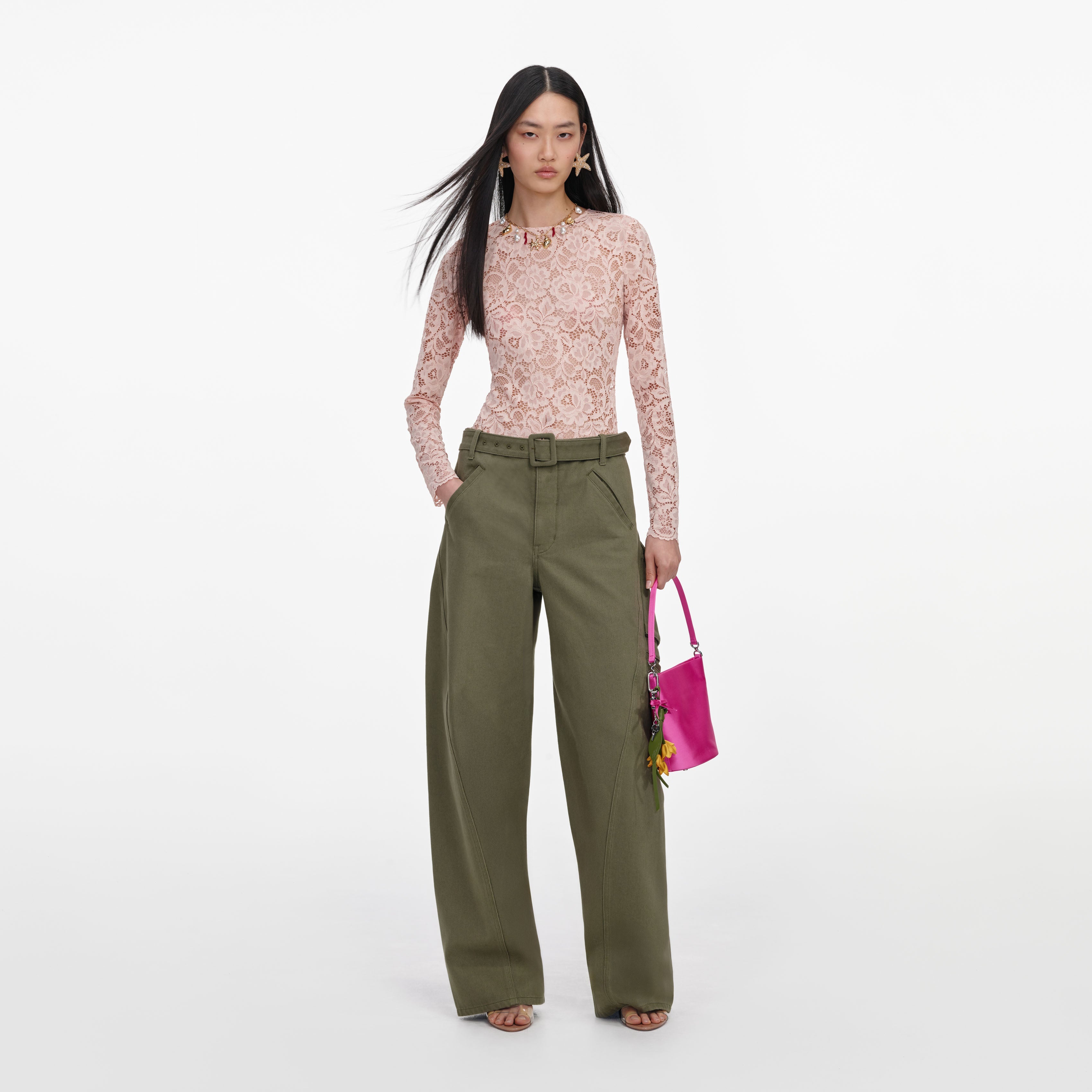 Khaki Cargo Jeans