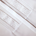 White Chiffon Rhinestone Detail Top