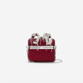 Burgundy Crystal Vanity Case