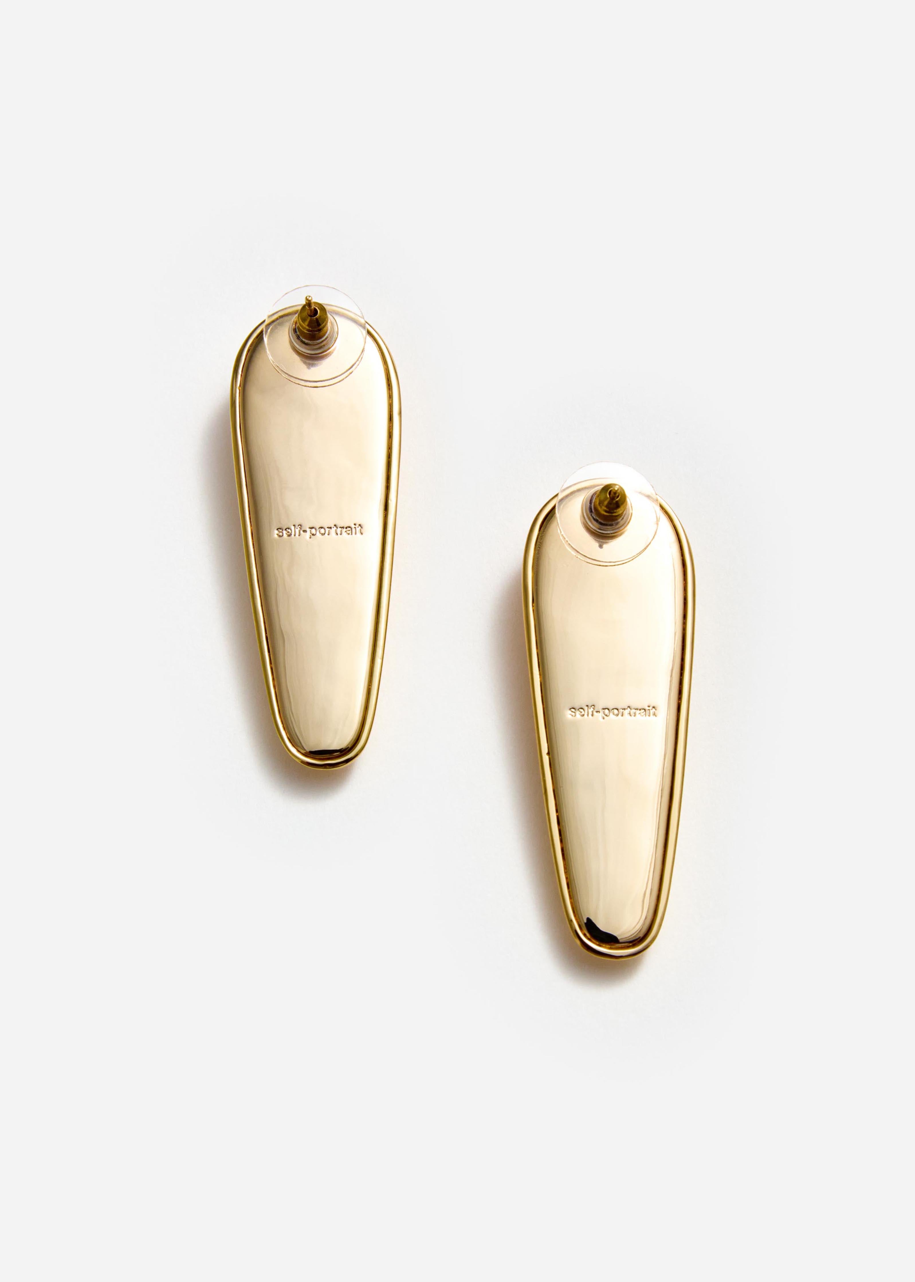 Gold Bar Earrings