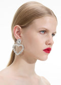 Crystal Heart Earrings