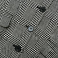 Check Blazer Mini Dress