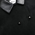 Black Double Breasted Coat