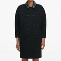 Black Double Breasted Coat