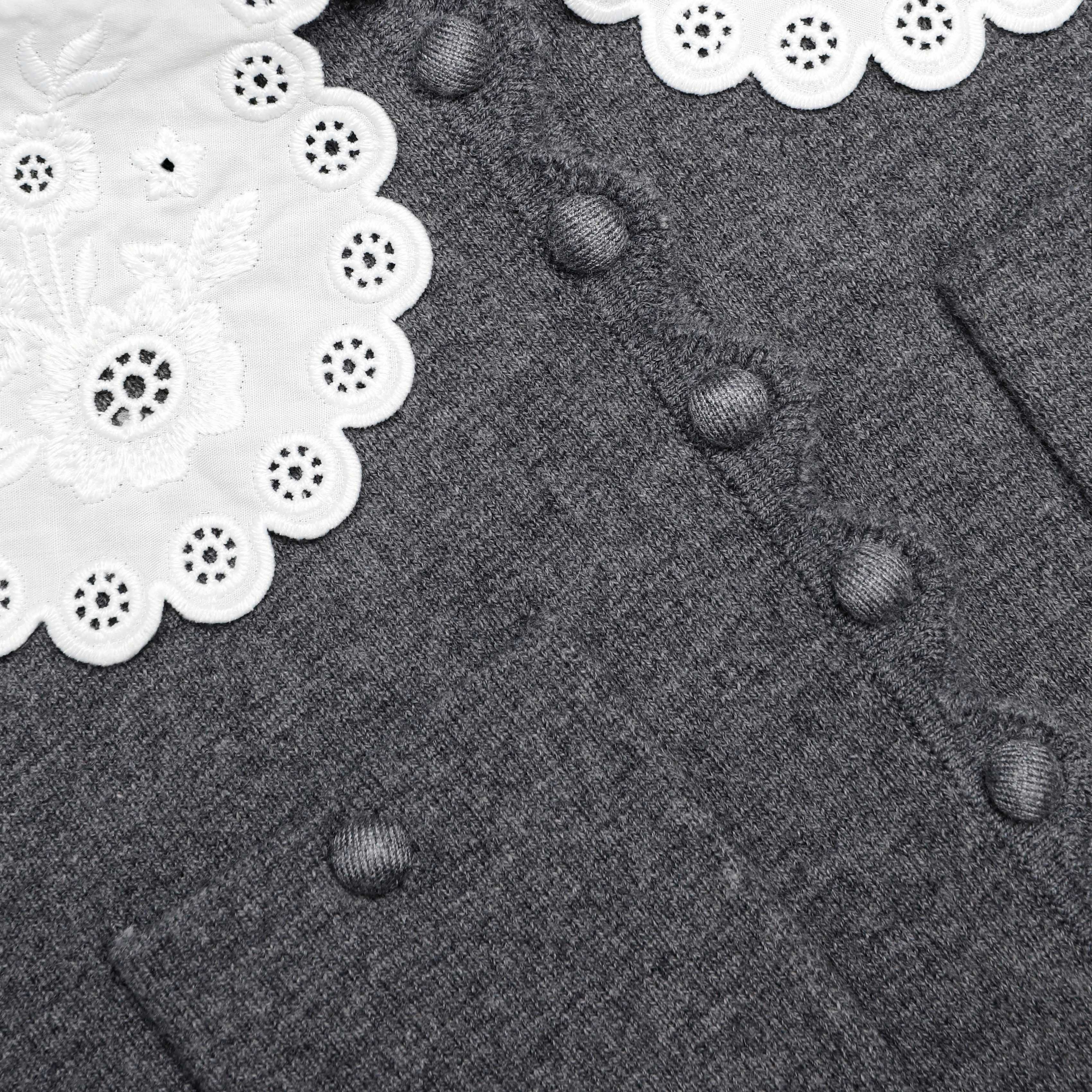 Grey Knit Mini Dress