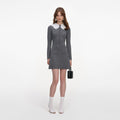 Grey Knit Mini Dress