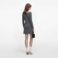 Grey Knit Mini Dress