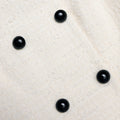 Cream Boucle Taffeta Maxi Dress