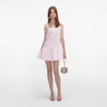 Pink Flower Taffeta Dress