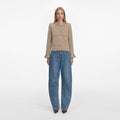 Gold Crystal Trim Cardigan