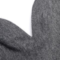 Grey Bandeau Herringbone Mini Dress