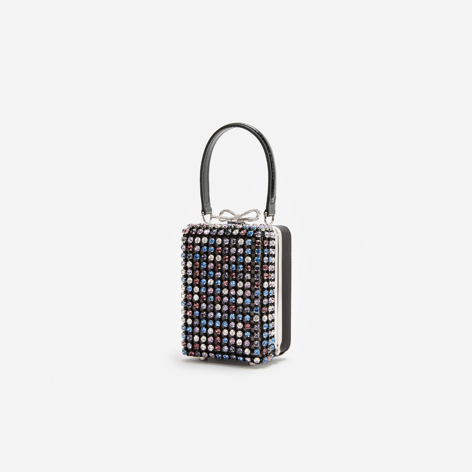 Multi Crystal Chainmail Micro Bag