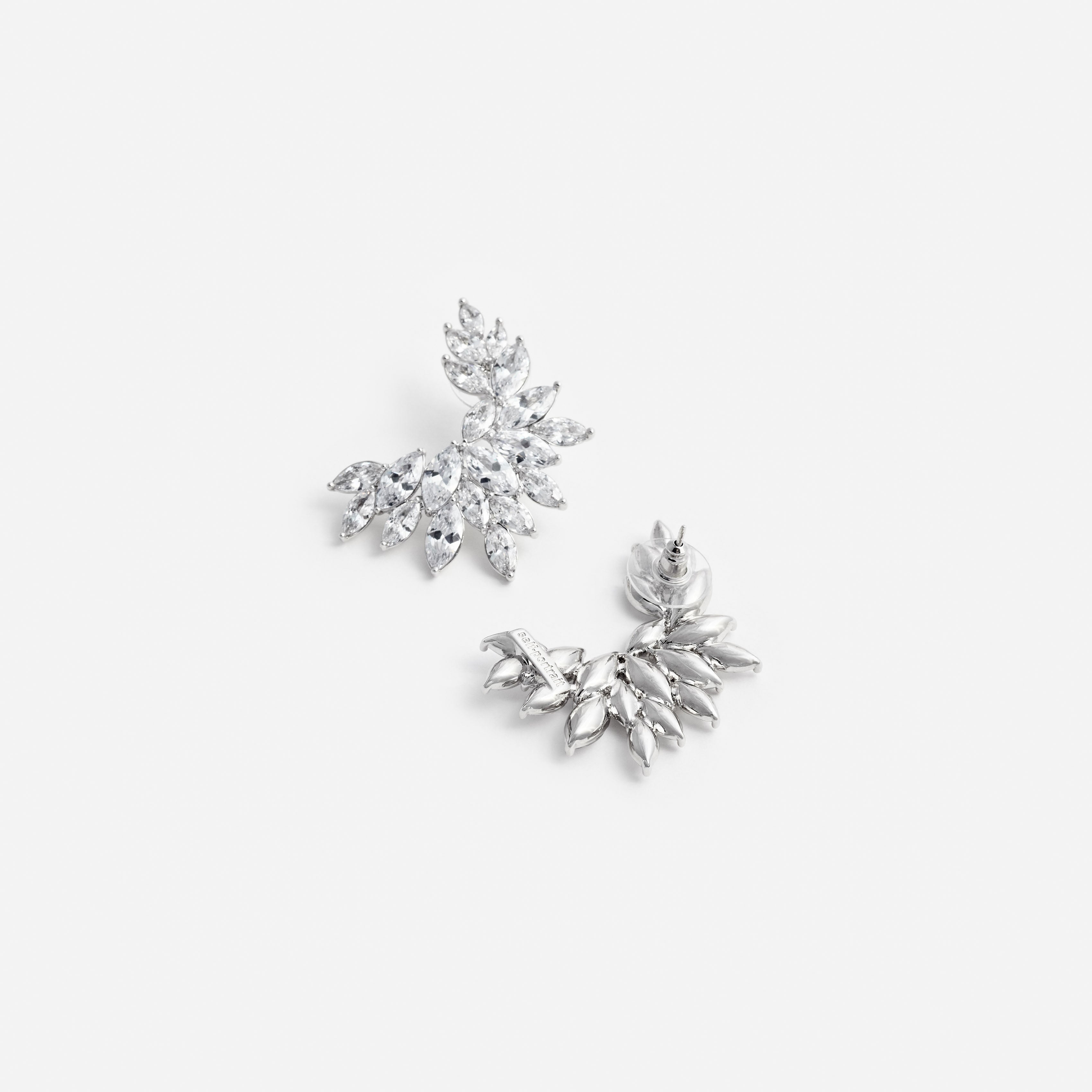 Crystal Cuff Earrings