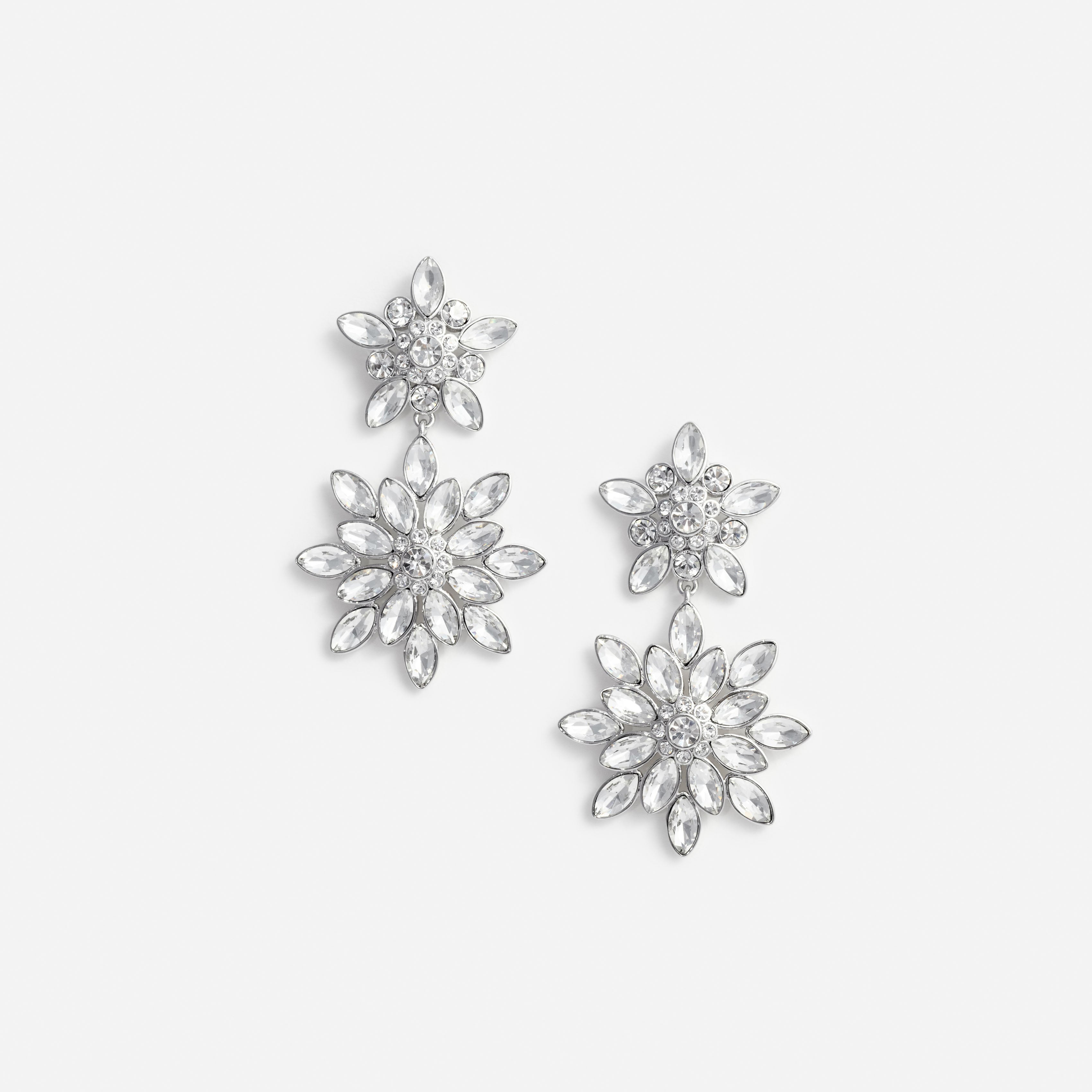 Crystal Tiered Earrings