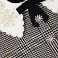 Black Check Sleeveless Dress