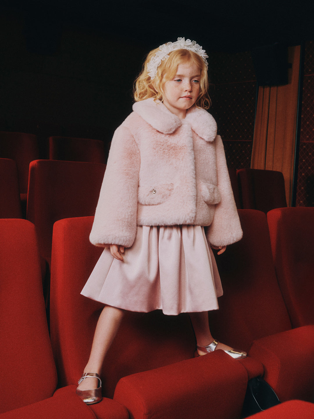 Pink Faux Fur Jacket