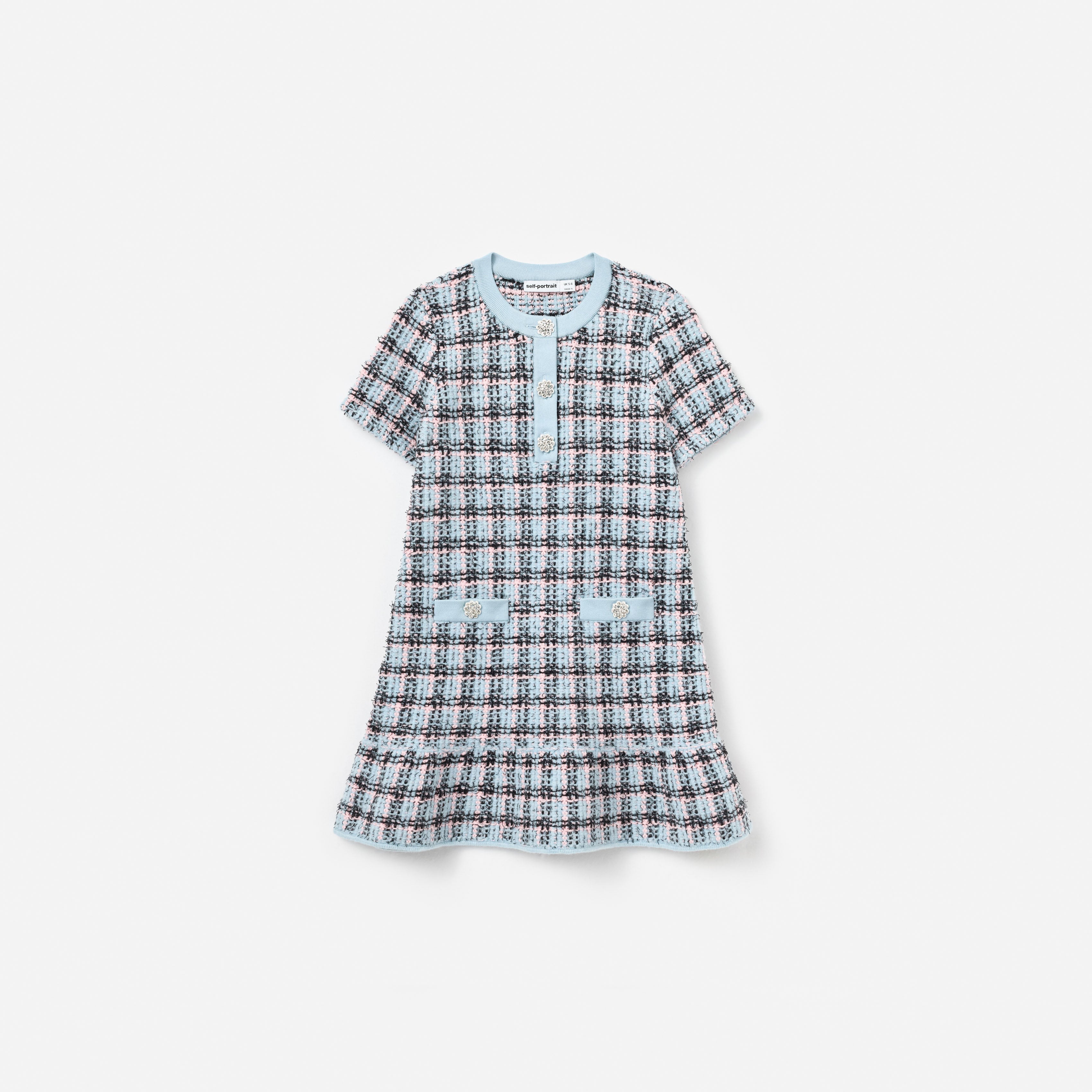 Textured Stripe Knit Dress