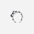 Navy Check Boucle Headband