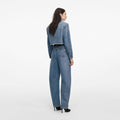 Cropped Denim Shirt