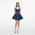 Denim Corset Top