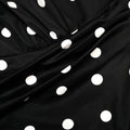 Black Cotton Midi Dress
