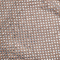 Silver Rhinestone Mesh Midi Dress