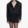 Black Cotton Shirt