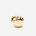 Gold Crystal Apple Clutch Bag