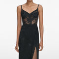 Black Lace Strappy Top