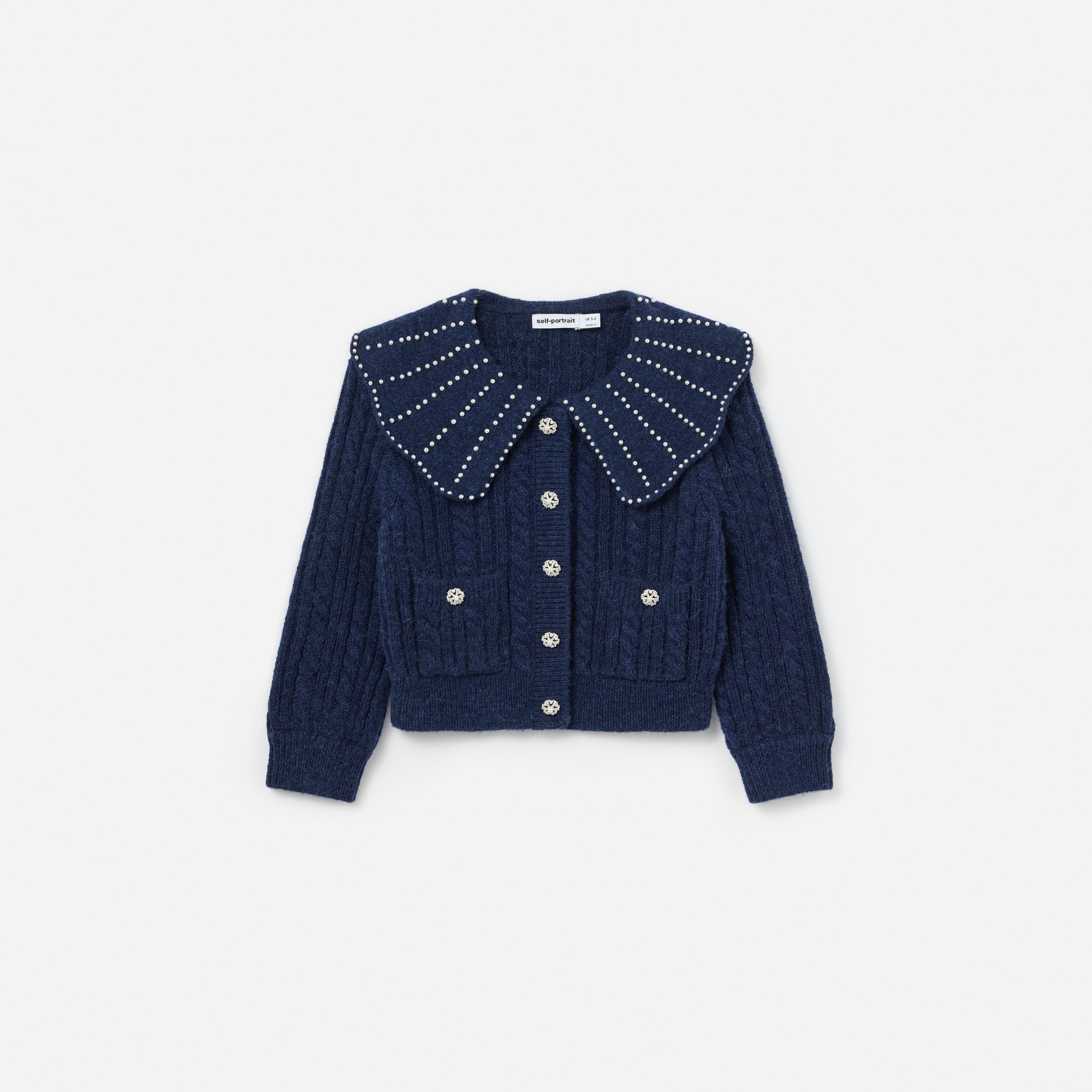 Navy Alpaca Cardigan