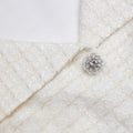 Cream Boucle Top