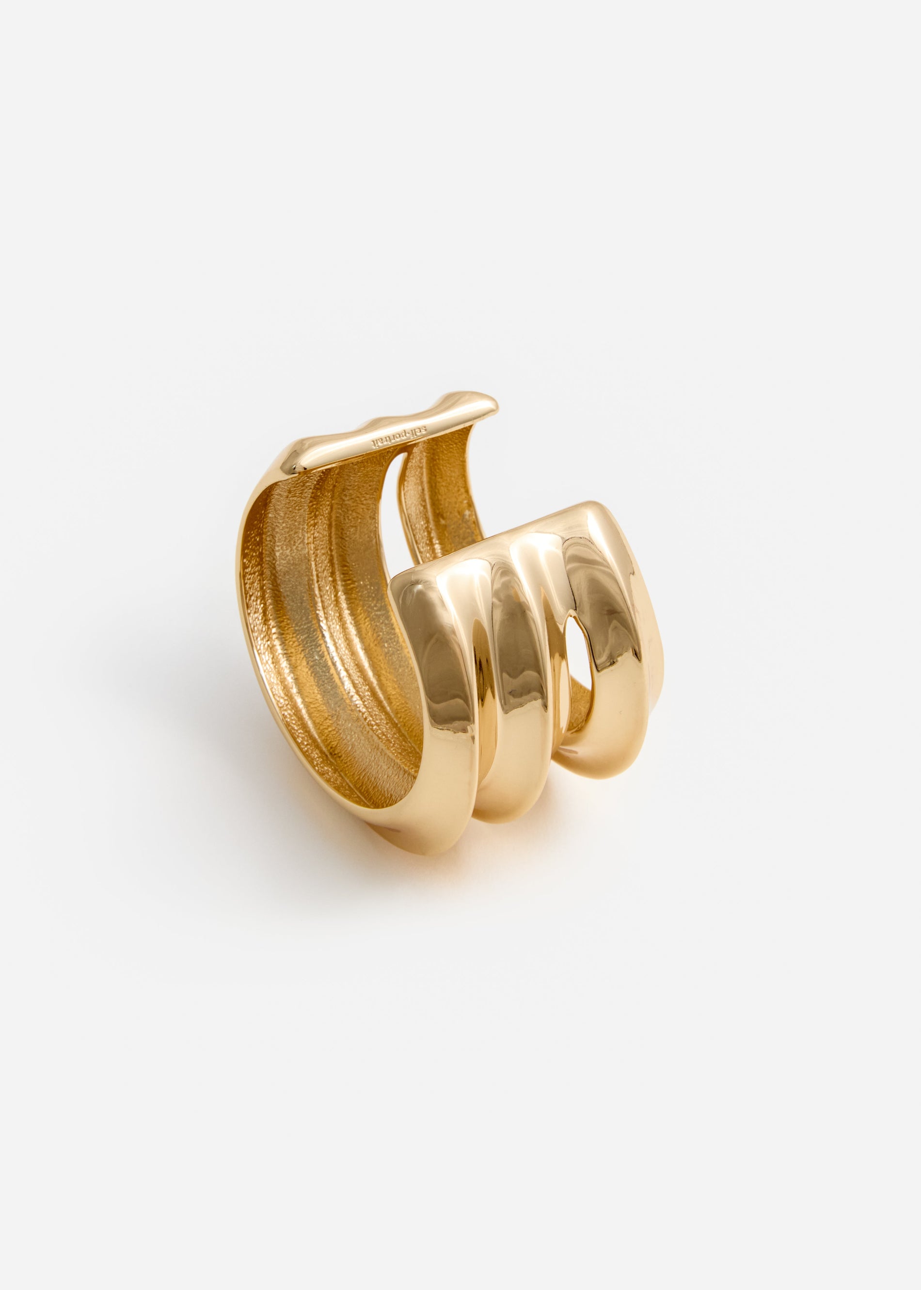 A photo of the Gold Sculpted Cuff