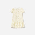 Cream Butterfly Lace Dress