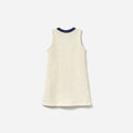 Cream Sequin Knit Dress