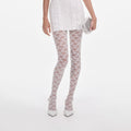 White Lace Tights