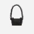Black Crystal Lace Detail Bag