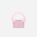 Pink Crystal Lace Detail Bag