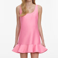 Pink Taffeta Mini Dress